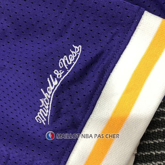 Maillot Manche Courte Los Angeles Lakers Kobe Bryant NO 8 Volet